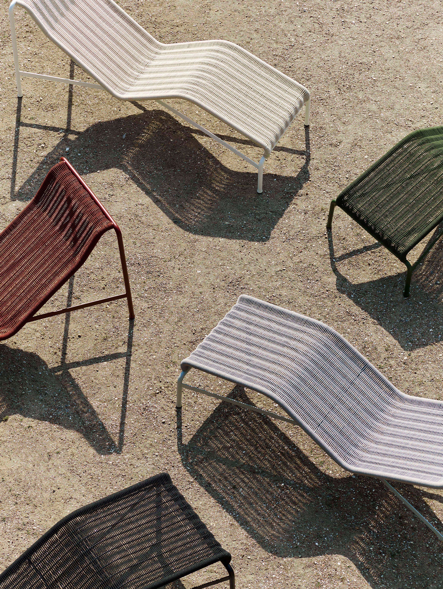 Palissade Cord Chaise Longue by HAY