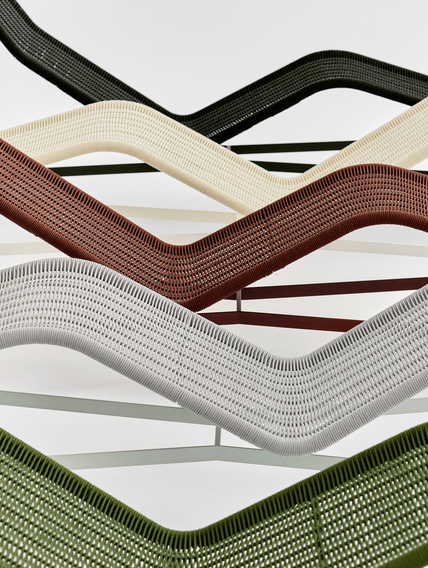 Palissade Cord Chaise Longue by HAY