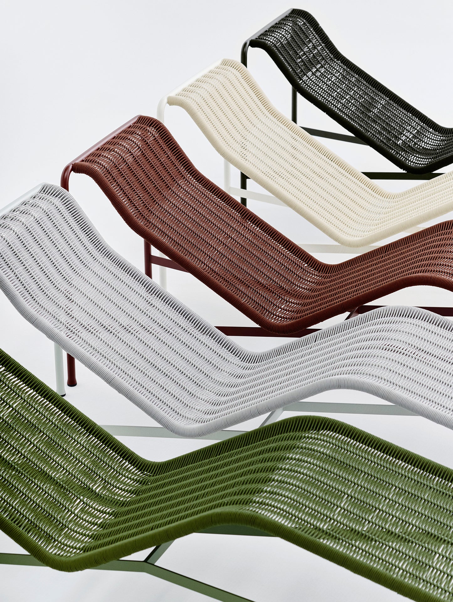 Palissade Cord Chaise Longue by HAY