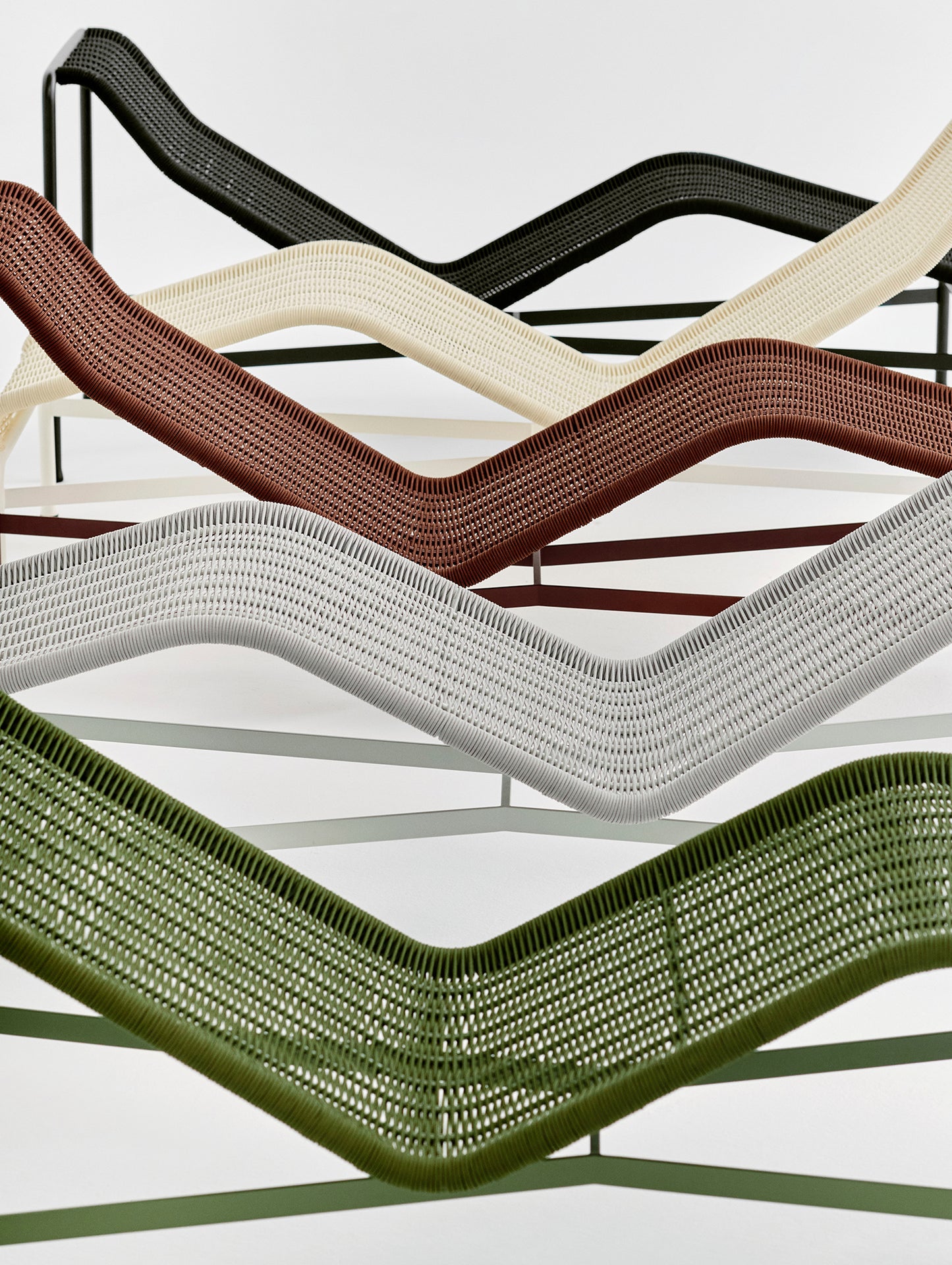 Palissade Cord Chaise Longue by HAY