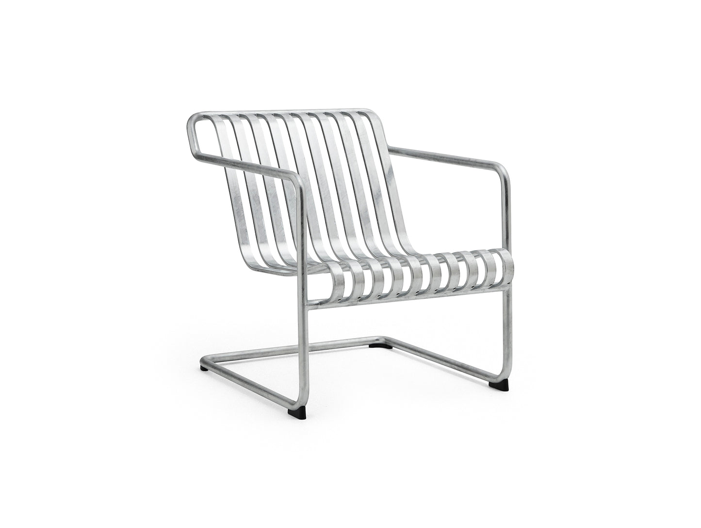 Palissade Cantilever Lounge Chair Low by HAY - Hot Galvanised