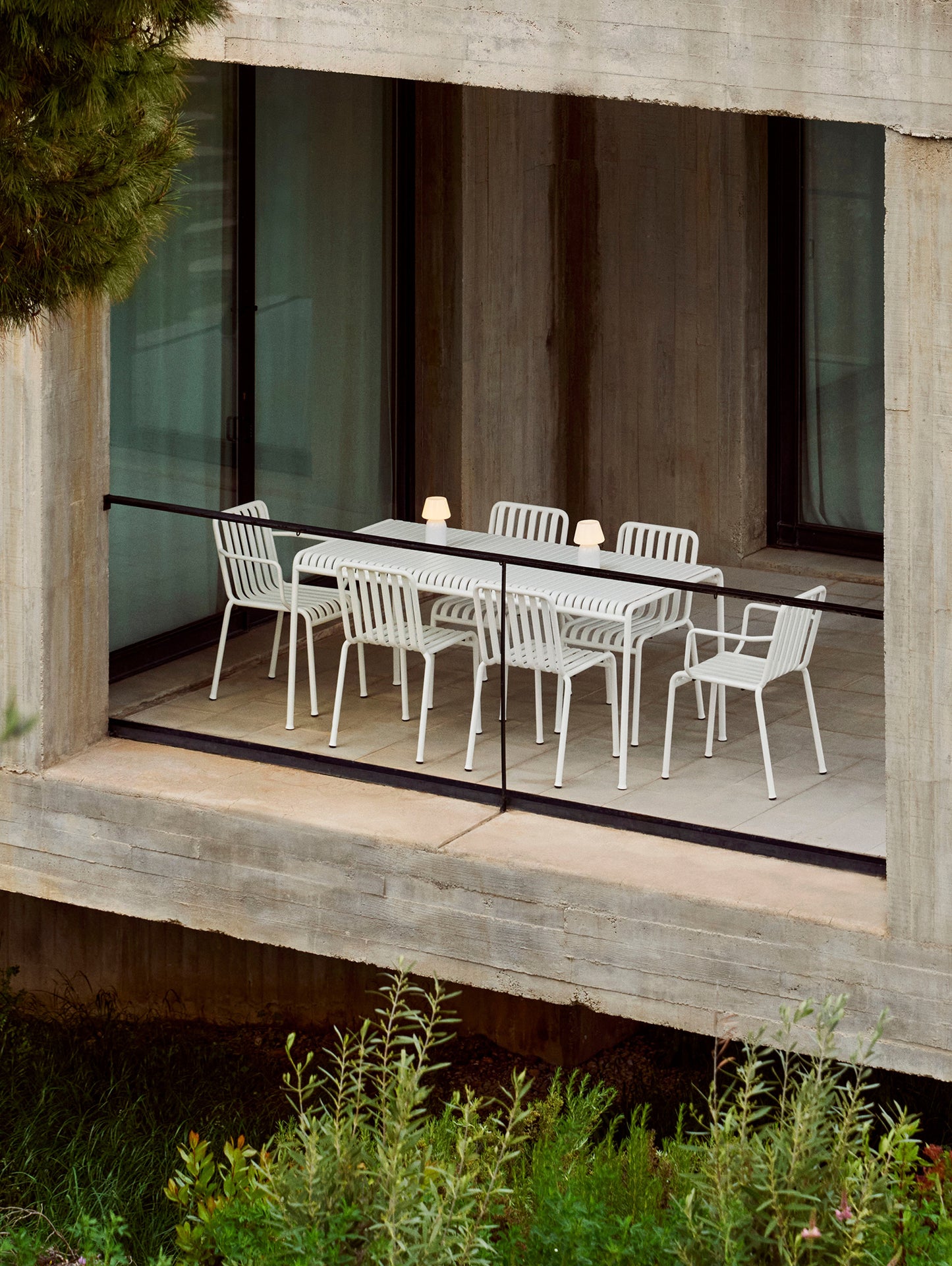 HAY Palissade Table, 160 cm, Cream White
