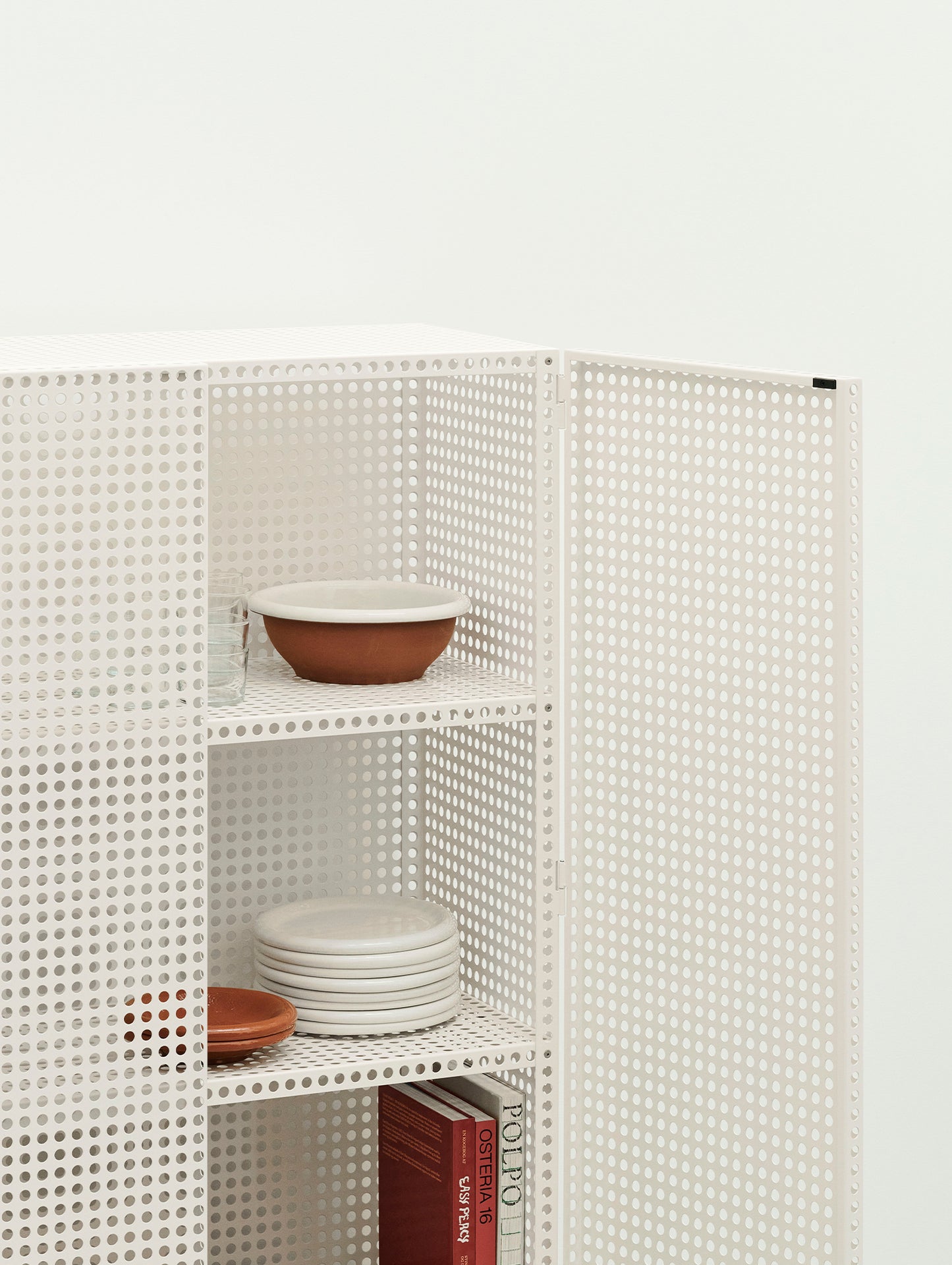 Perforated Cabinet Floor by HAY - Large / Eggshell