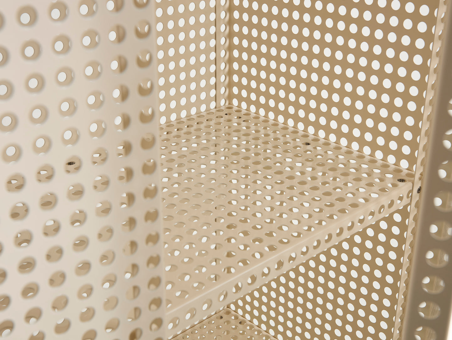 Perforated Cabinet Floor by HAY - Small / Eggshell