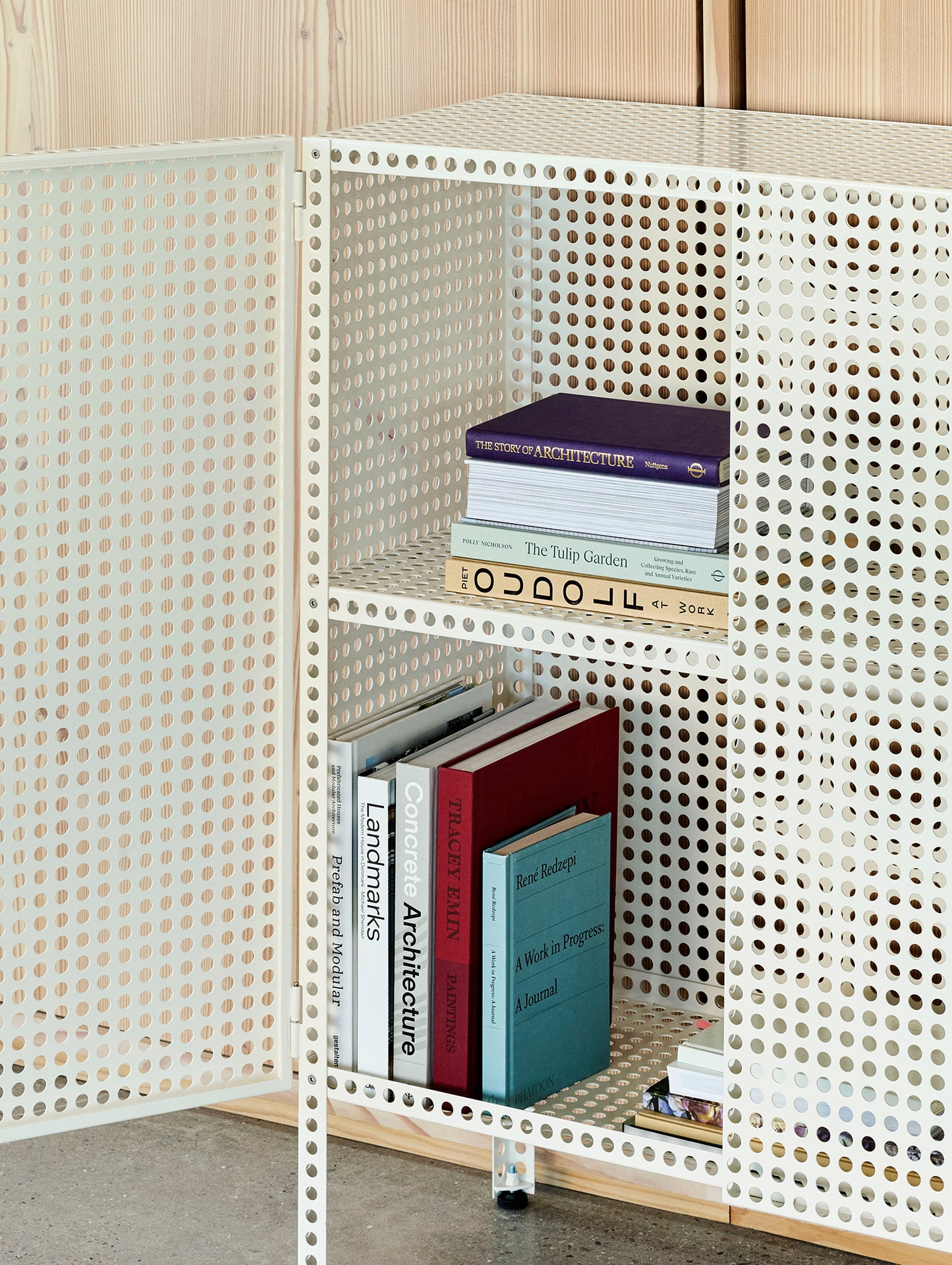Perforated Cabinet Floor by HAY - Medium / Eggshell