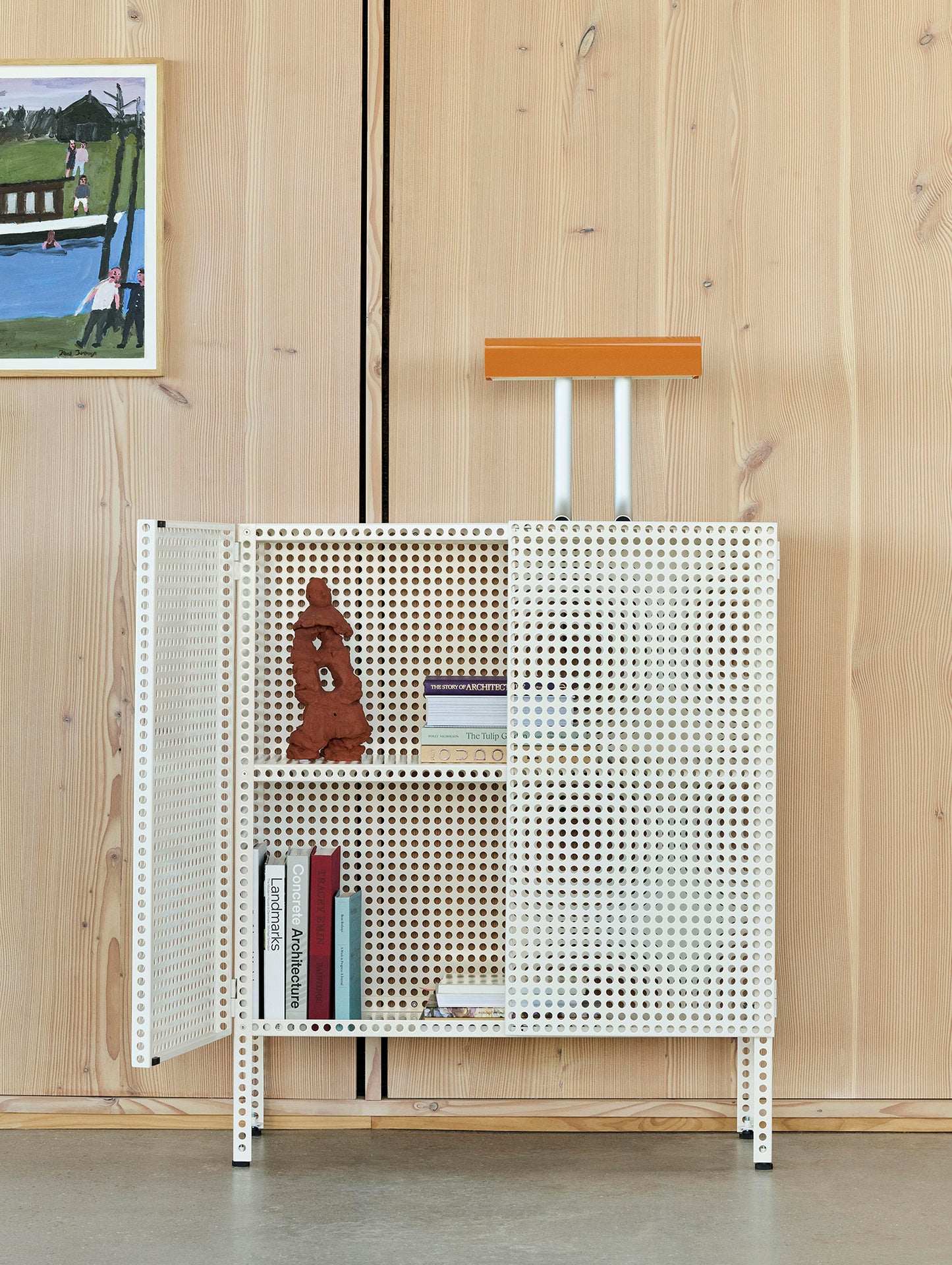 Perforated Cabinet Floor by HAY - Medium / Eggshell
