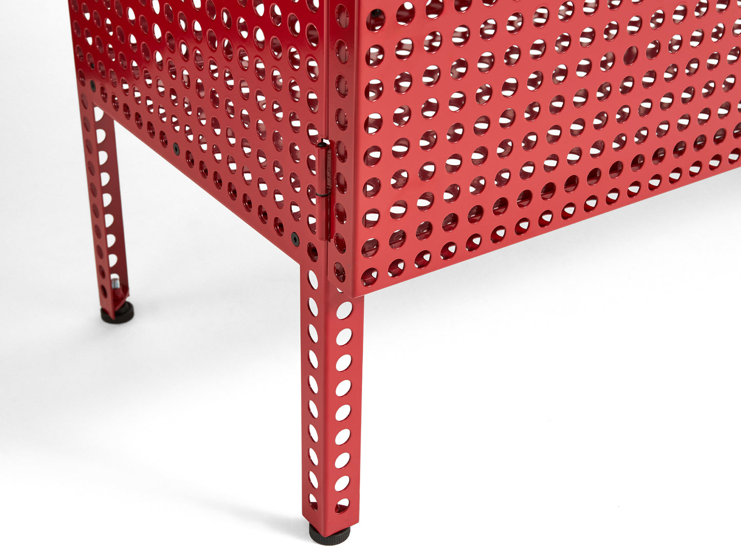 Perforated Cabinet Floor by HAY - Small / Wine Red