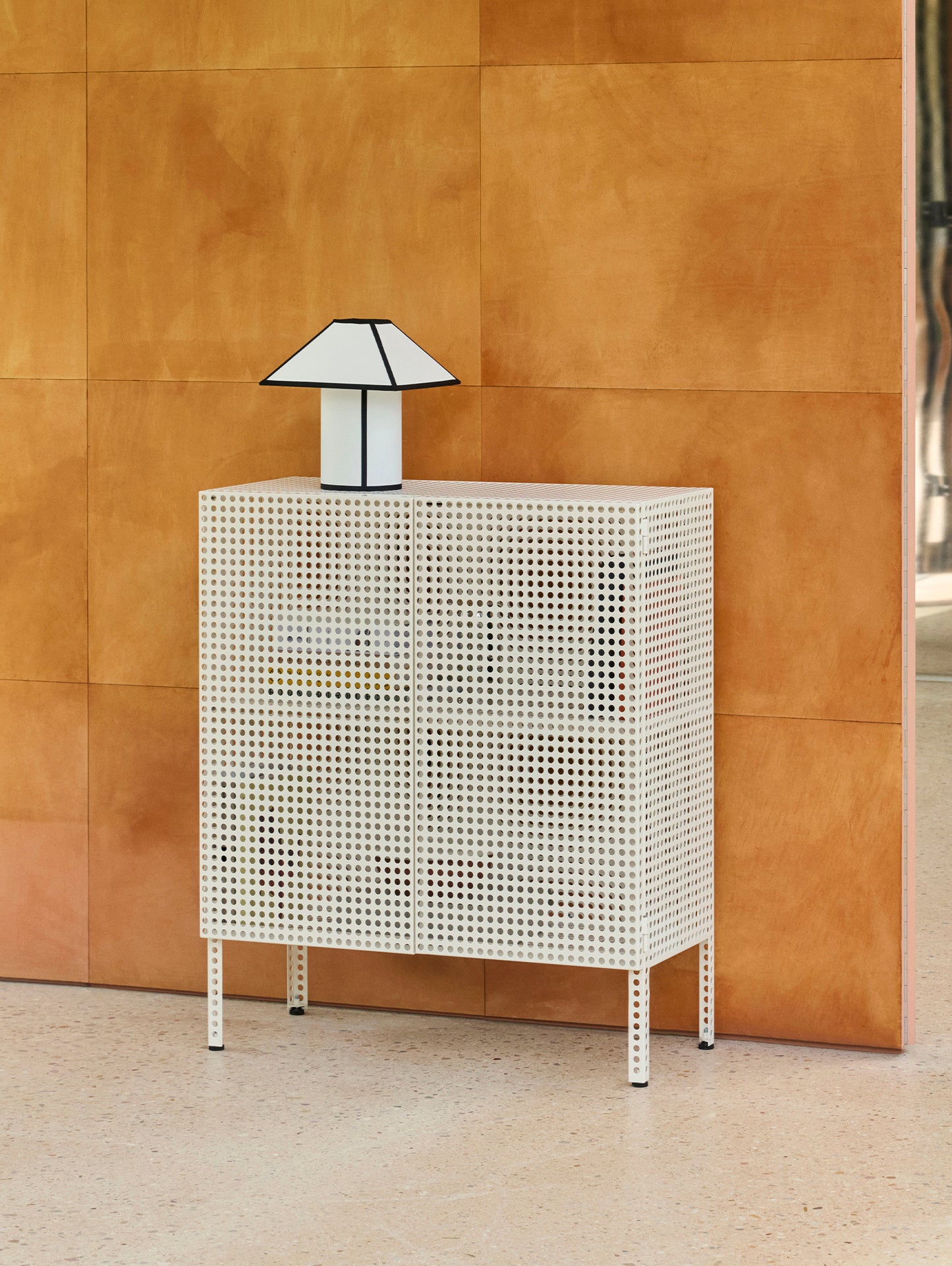 Perforated Cabinet Floor by HAY - Medium / Eggshell