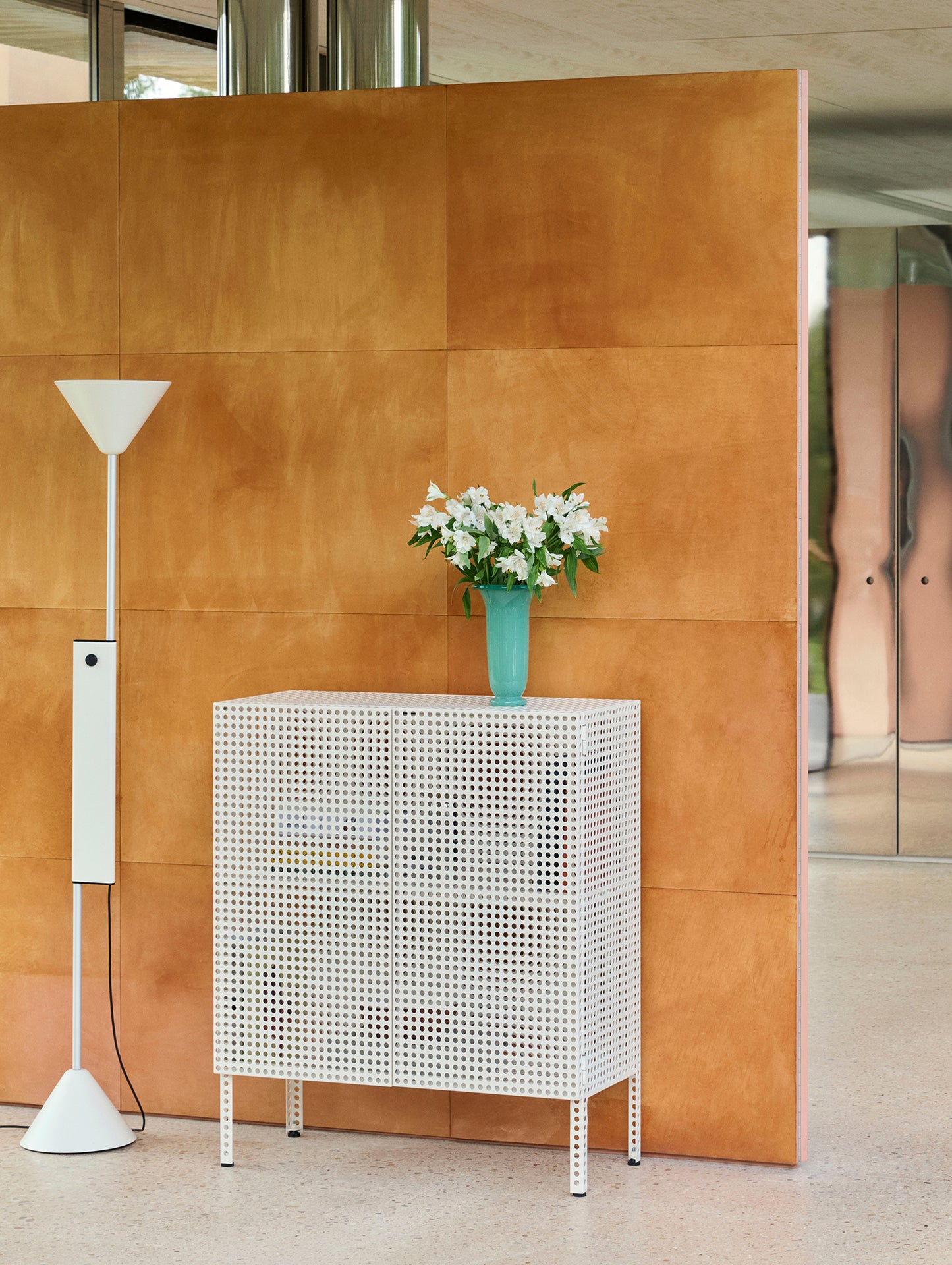 Perforated Cabinet Floor by HAY - Medium / Eggshell