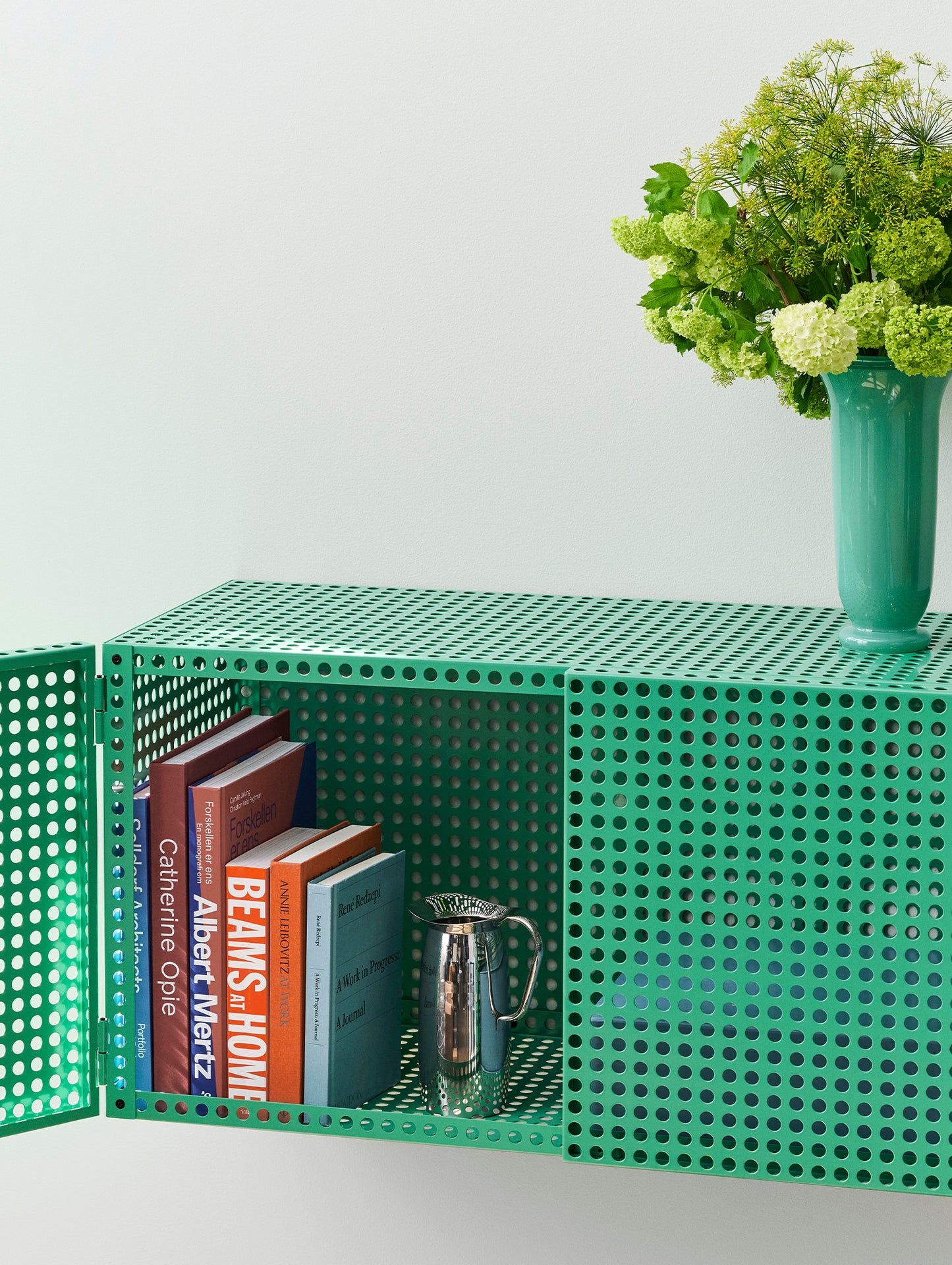 Perforated Cabinet Wall by HAY - Soft Jade