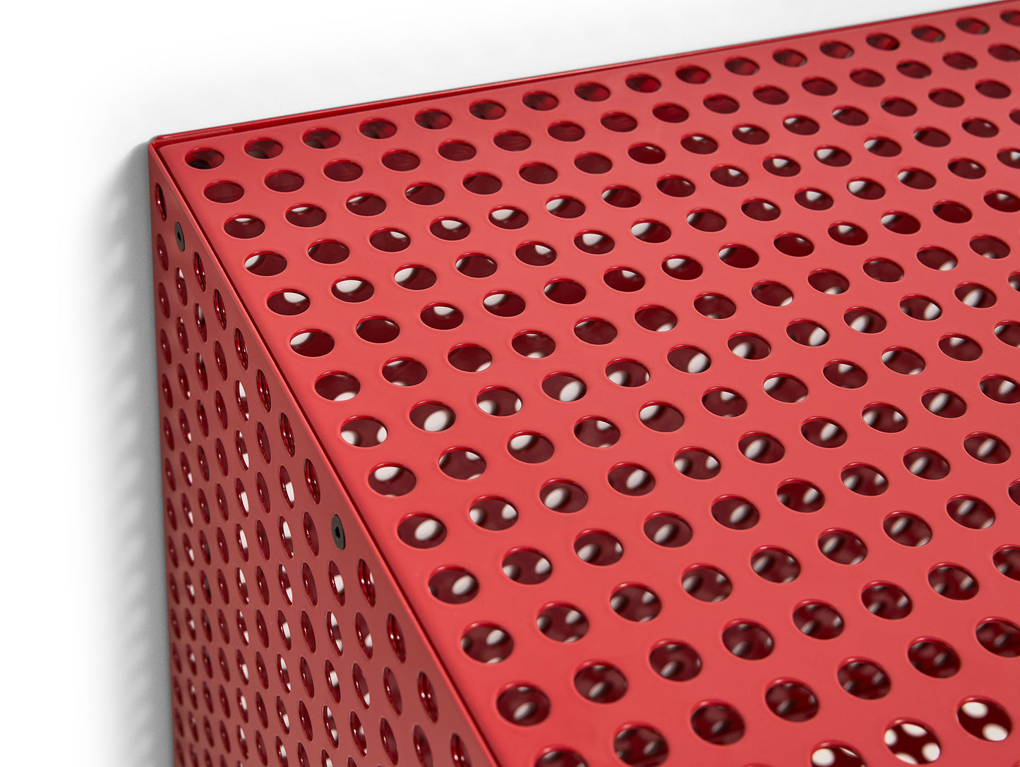 Perforated Cabinet Wall by HAY - Wine Red