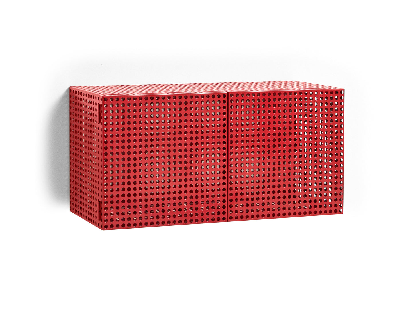 Perforated Cabinet Wall by HAY - Wine Red