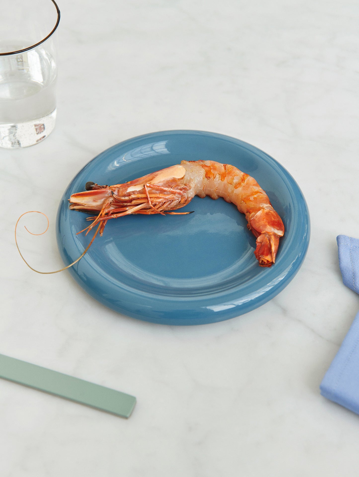 Barro Plate - Set of 2 by HAY - D 18 / Dark Blue