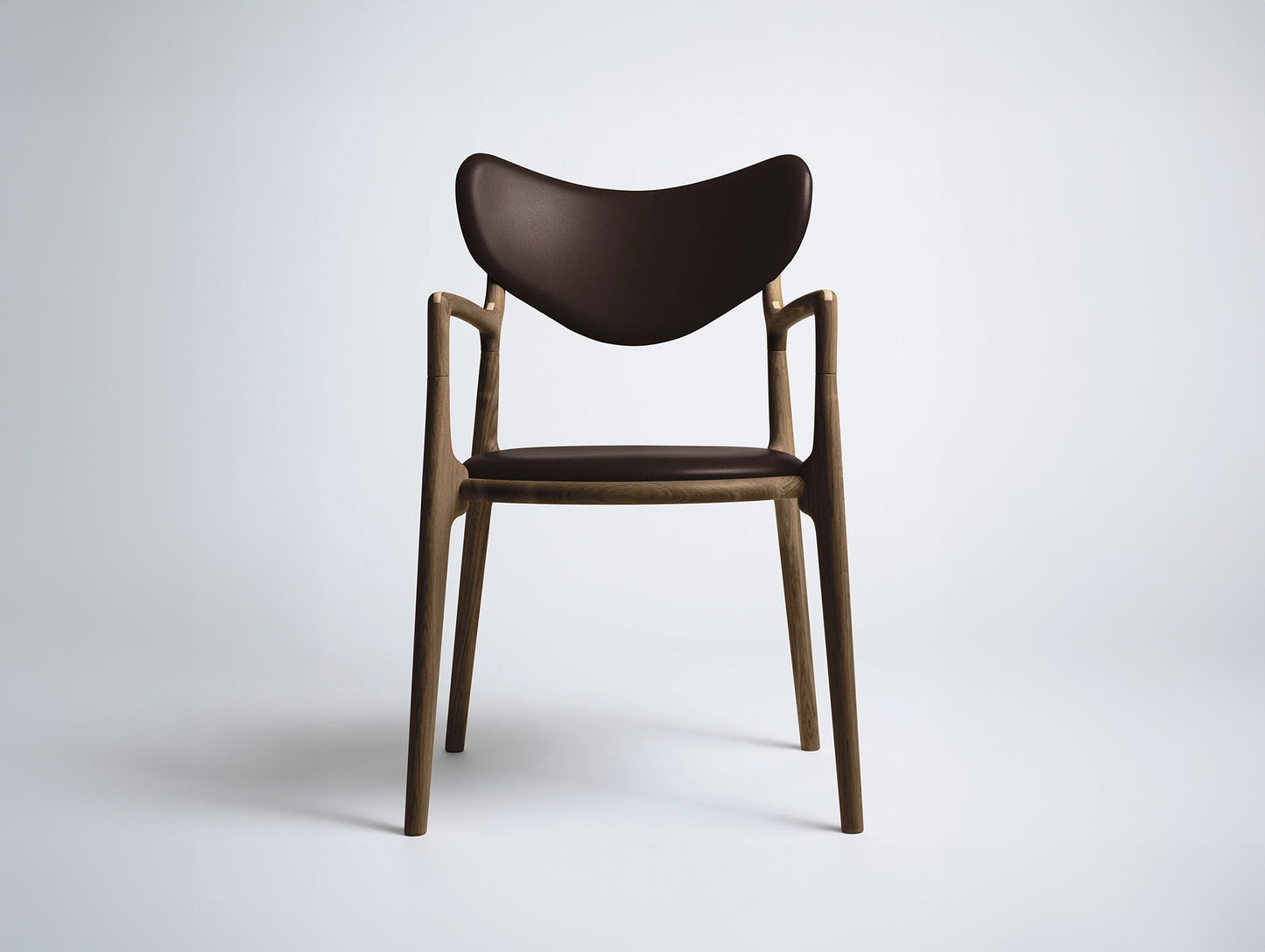Salon Chair by Ro Collection - Smoked Oak / Exclusive Choco