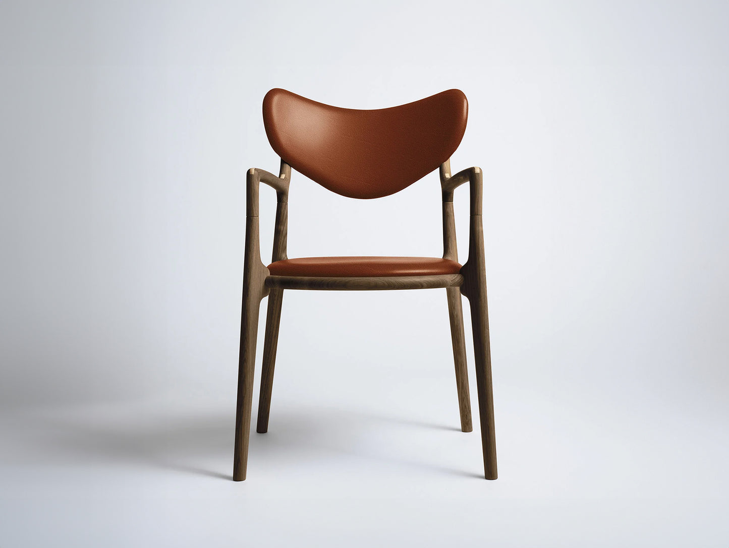 Salon Chair by Ro Collection - Smoked Oak / Exclusive Cognac