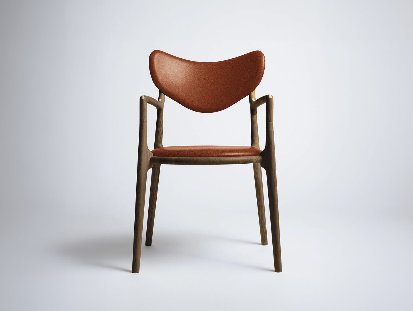 Salon Chair by Ro Collection - Smoked Oak / Standard Calvados