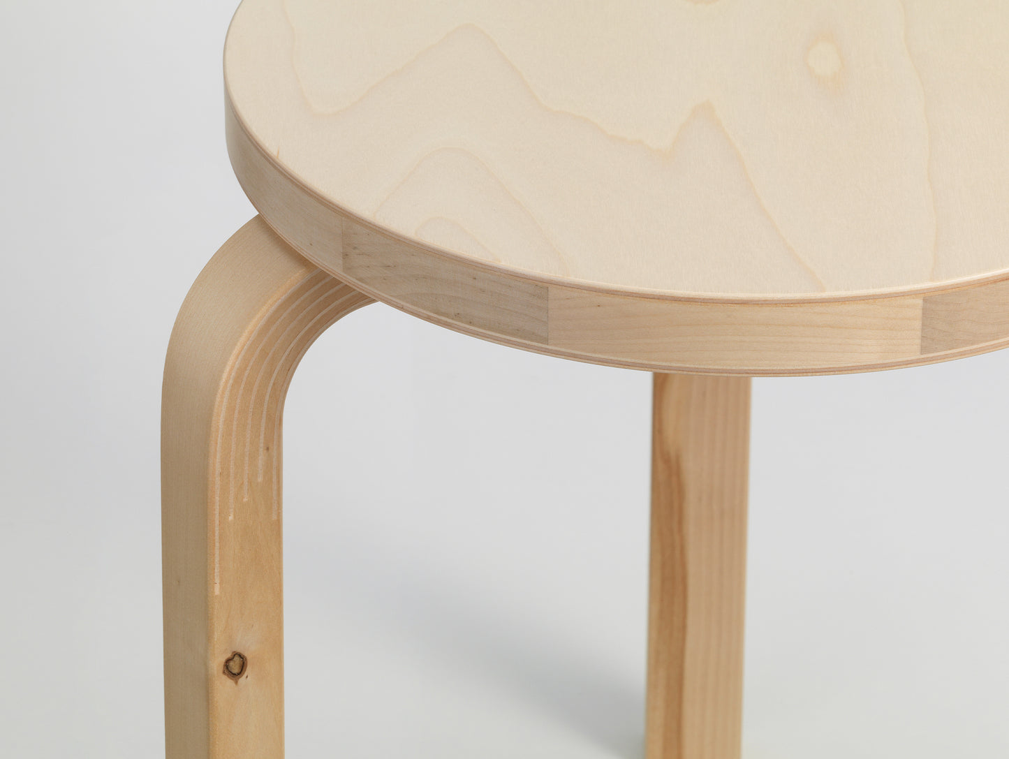 Alvar Aalto Stool 60 by Artek - Wild Birch