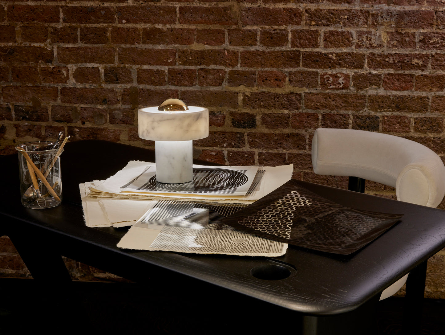 Stone LED Portable Lamp by Tom Dixon