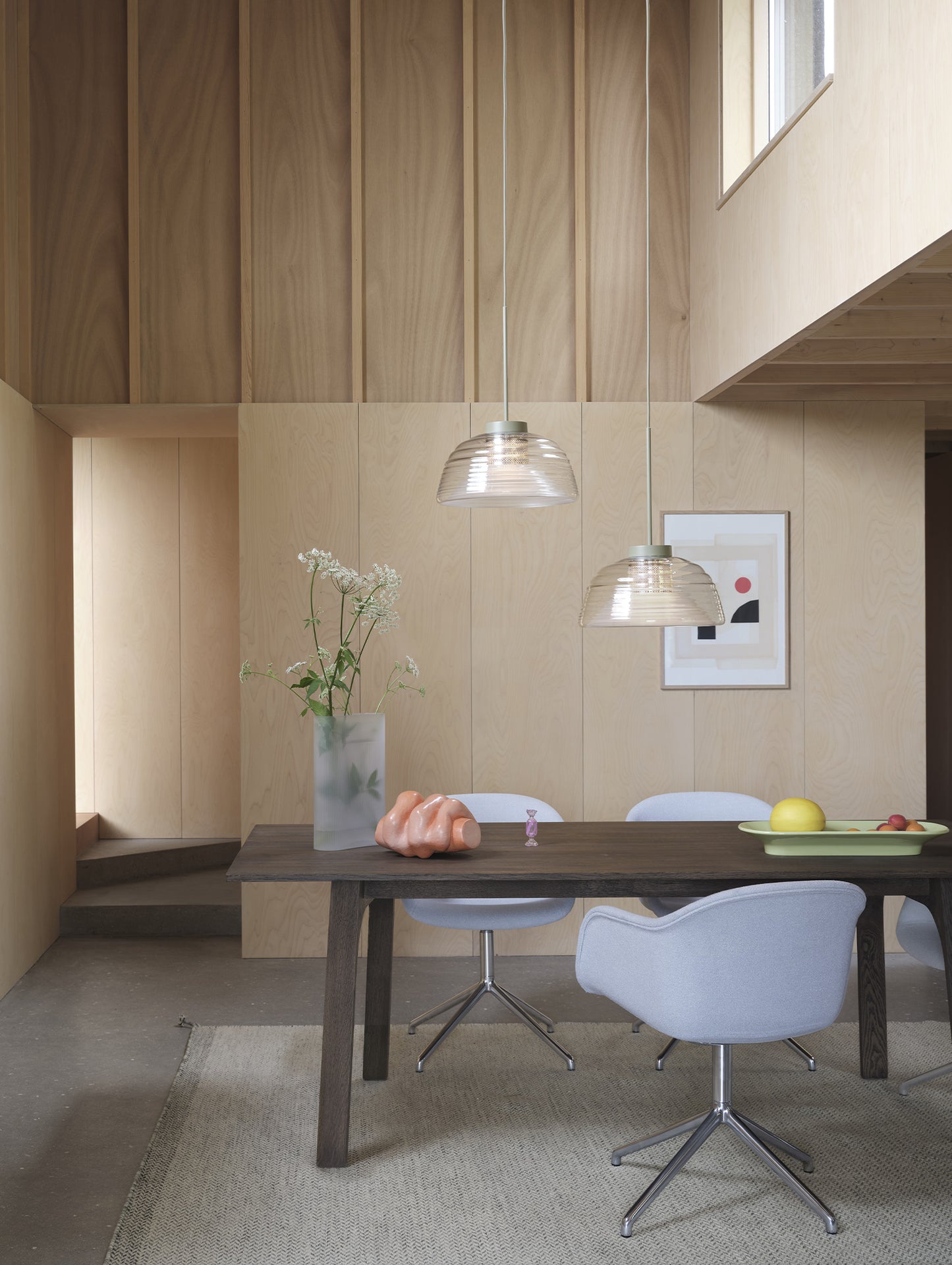 Two Layer Pendant Lamp by Muuto - Grey