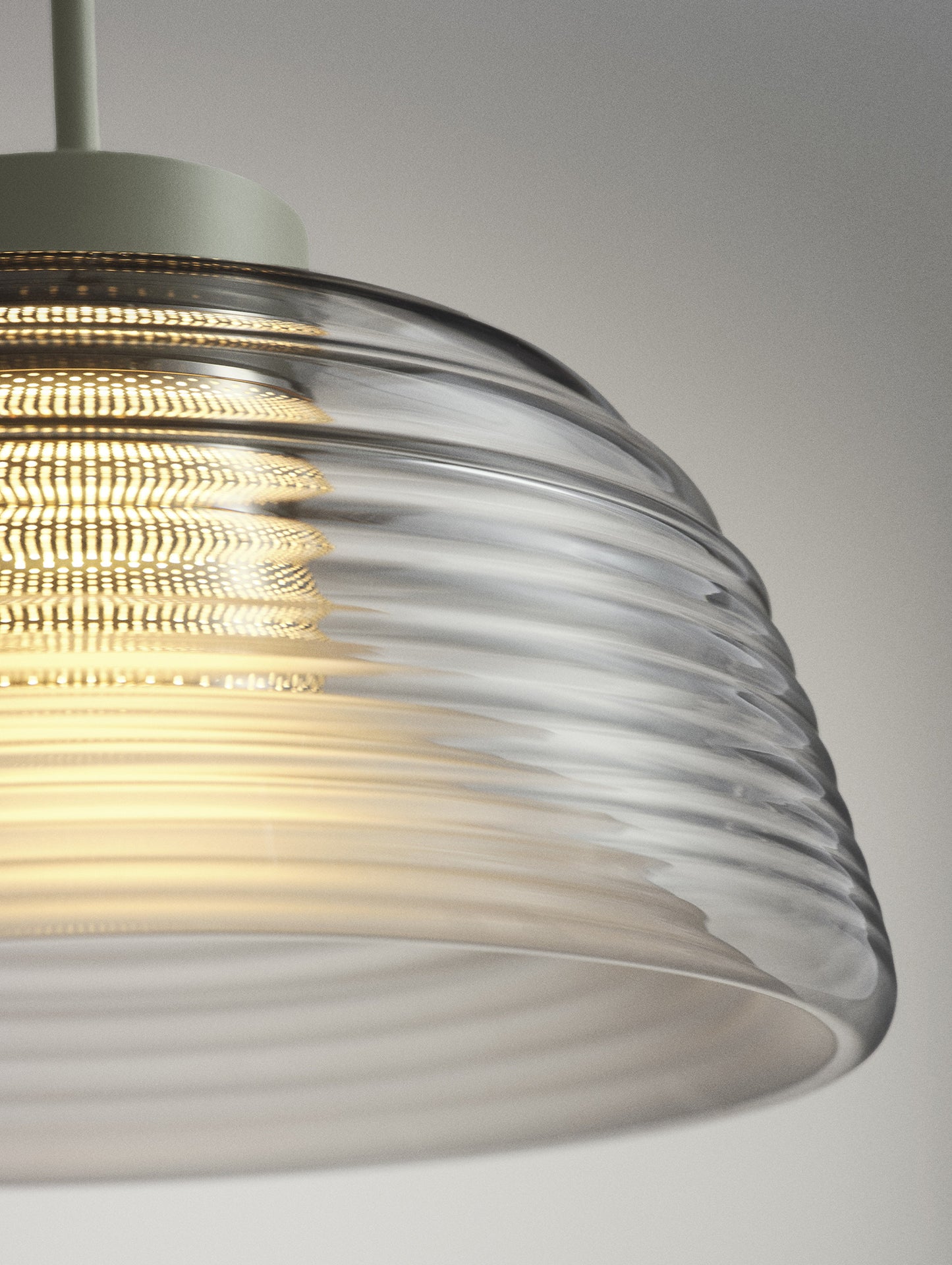 Two Layer Pendant Lamp by Muuto - Olive