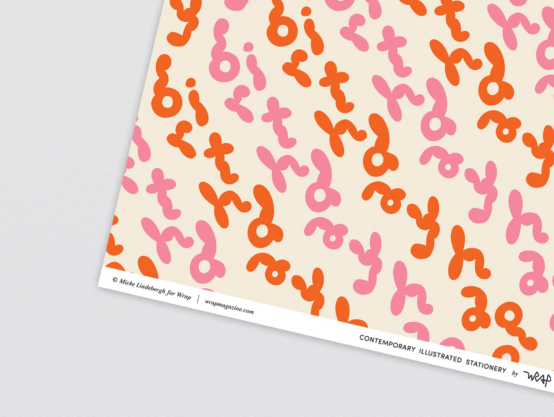 Happy Birthday Bubble Writing Wrapping Paper by Wrap