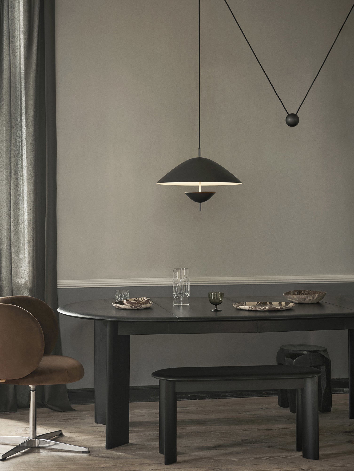 Ferm Living Lod Pendant in Black