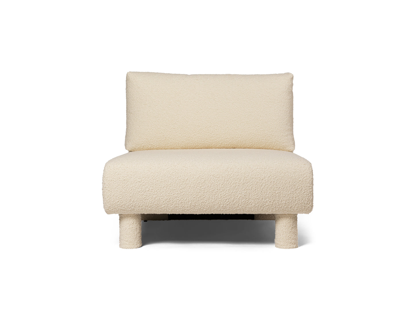 Dase Modular Sofa - Individual Modules by Ferm Living - Centre Module / Nordic Boucle / Off White