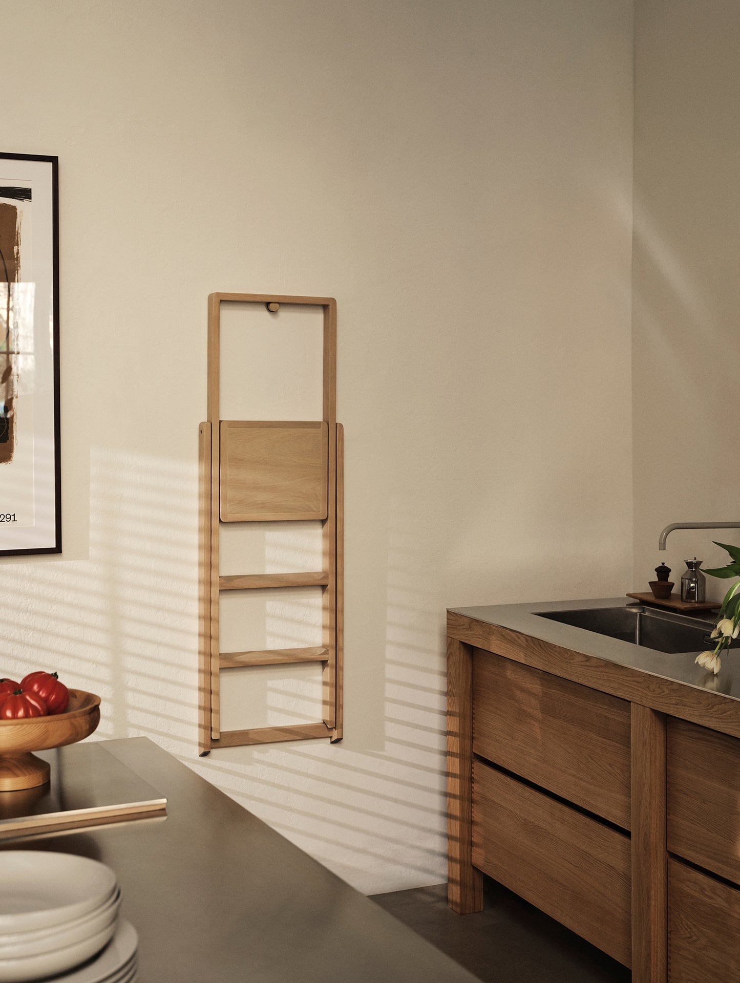 Oak Step Ladder by Design House Stockholm - Light Oak