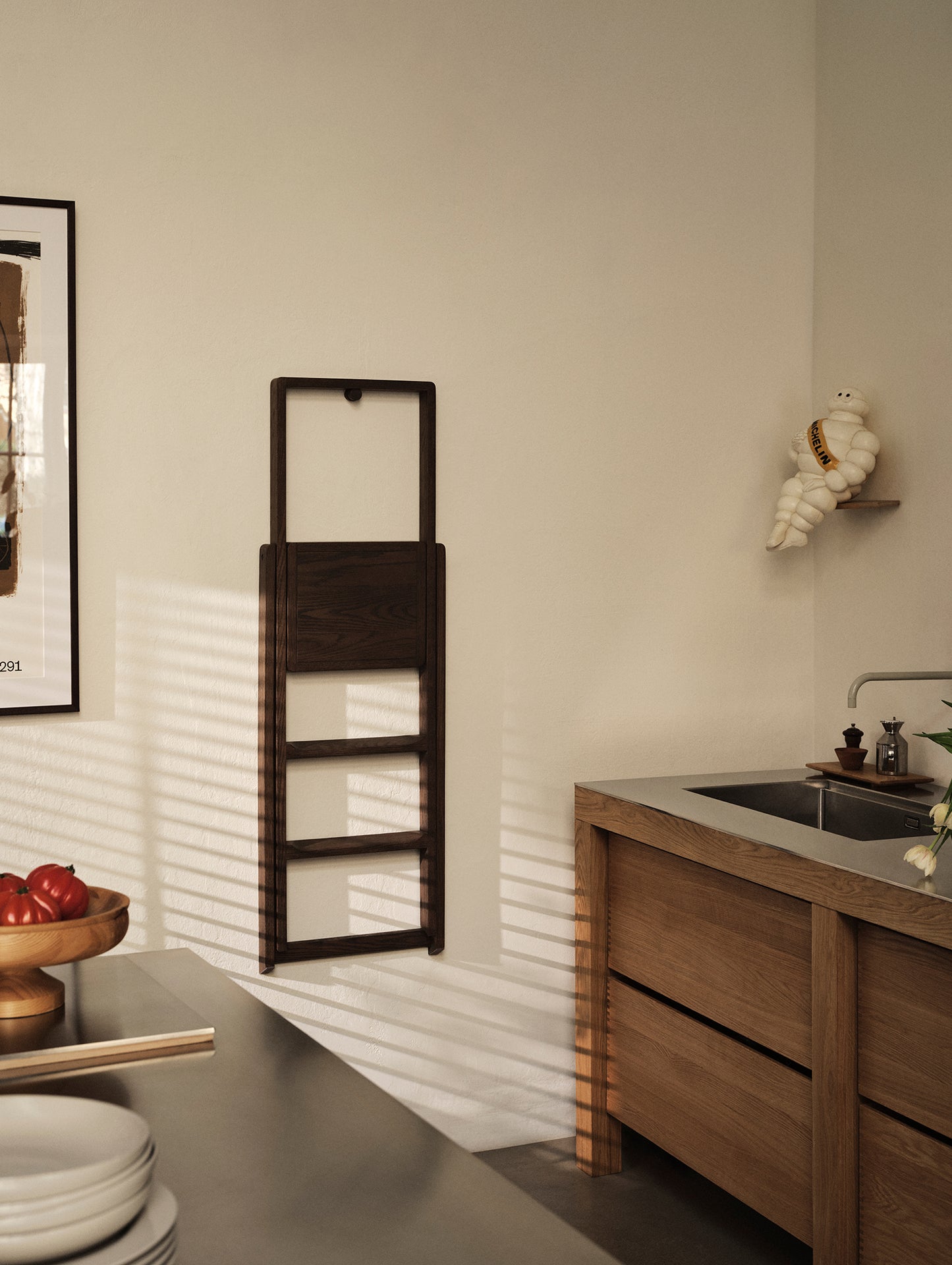 Oak Step Ladder by Design House Stockholm - Dark Oak