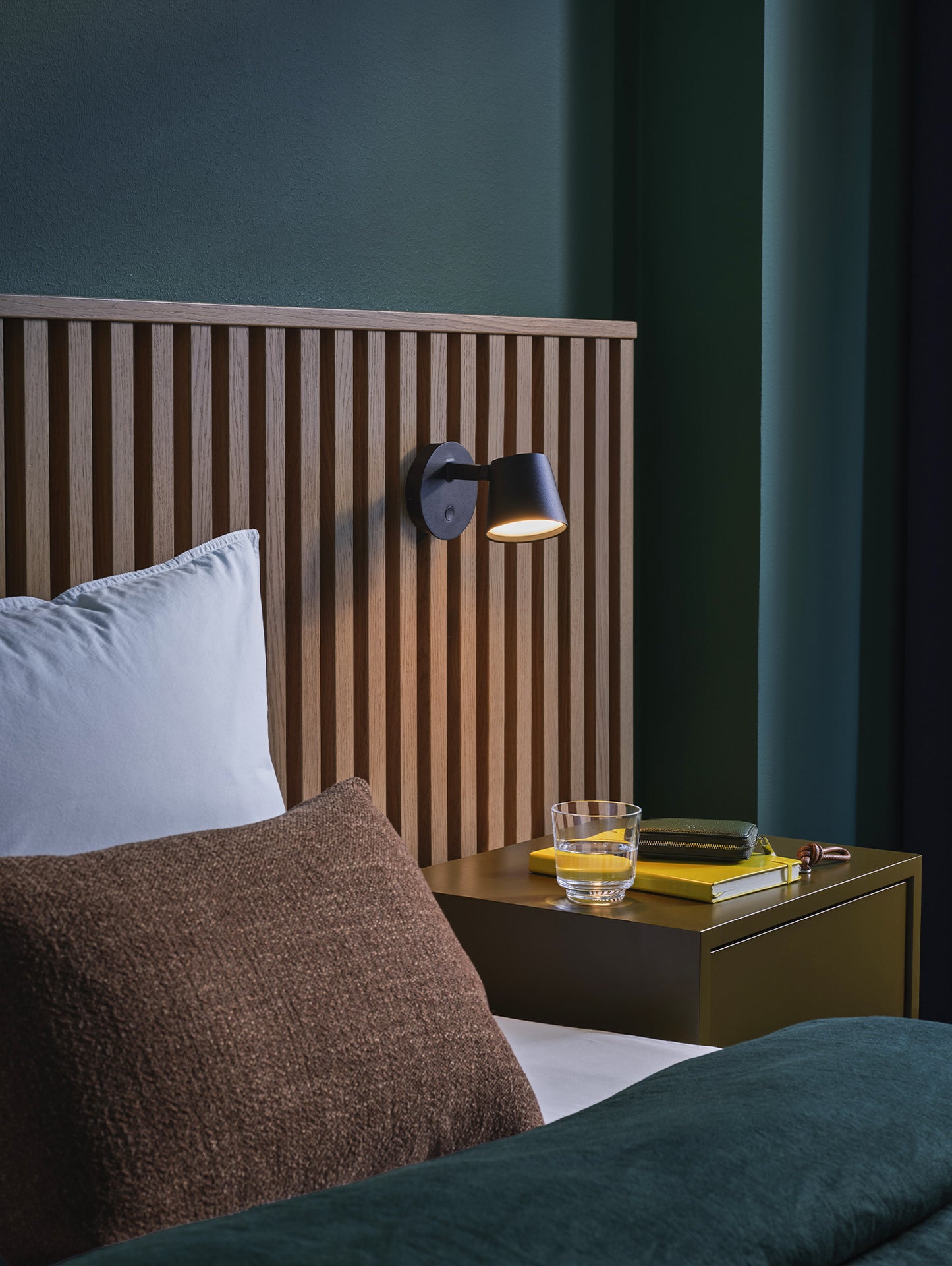 Black Tip Wall Lamp by Muuto