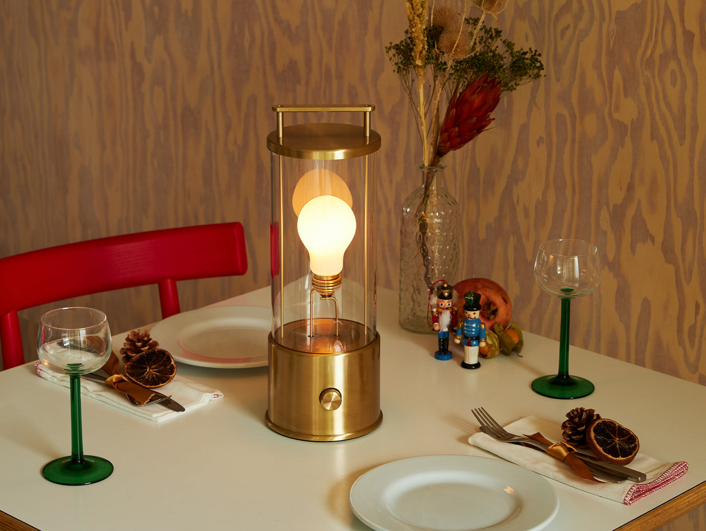 The Muse Portable Lamp (Solid Brass Edition) by Tala