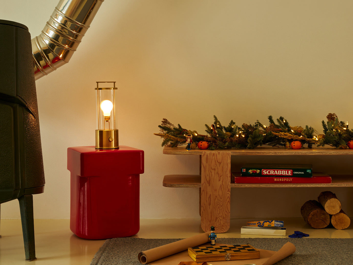 The Muse Portable Lamp (Solid Brass Edition) by Tala