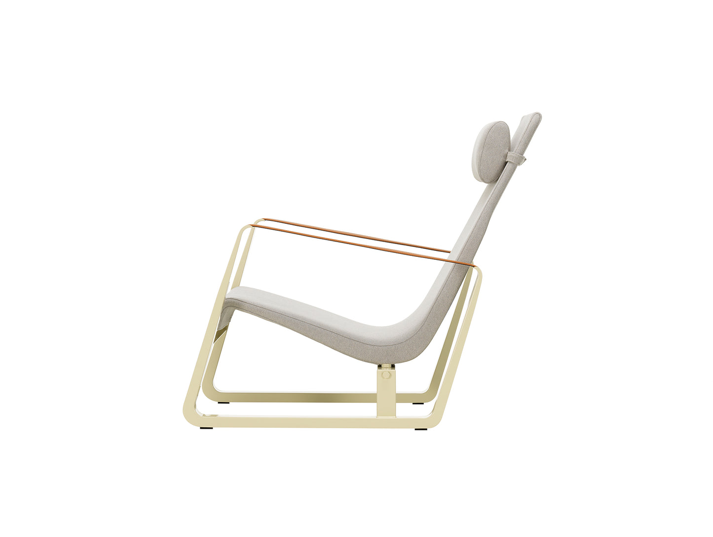 Cite Armchair by Vitra - Ecru / Mello 03 Cement (F40)