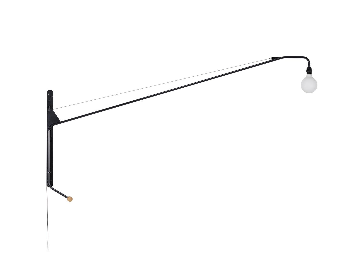 Jean Prouvé Potence Lamp - black