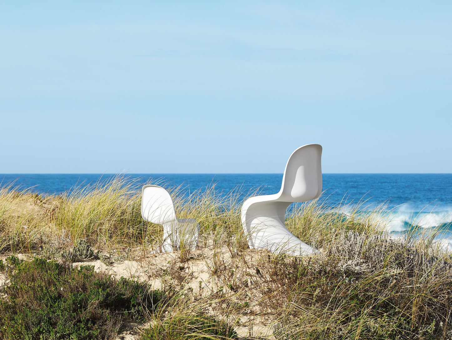 White Panton Chair by Vitra