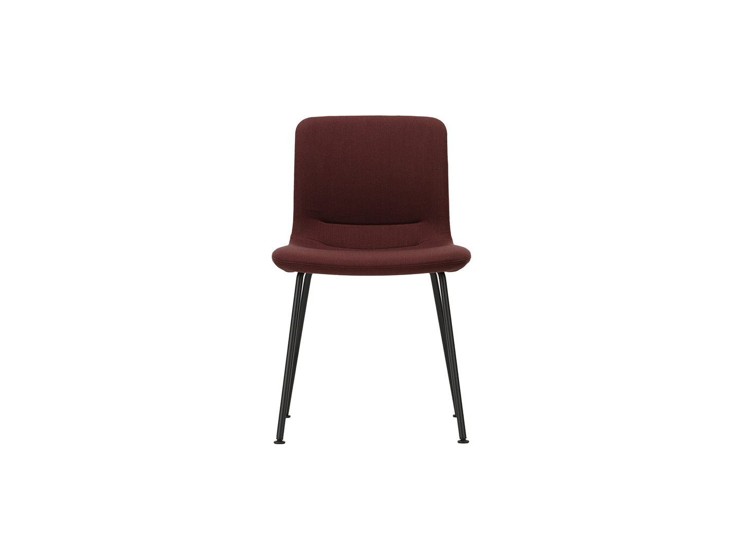 HAL Soft Tube Chair by Vitra - Basic Dark Powder Coated Steel / Plano 11 Marron / Cognac (F30)