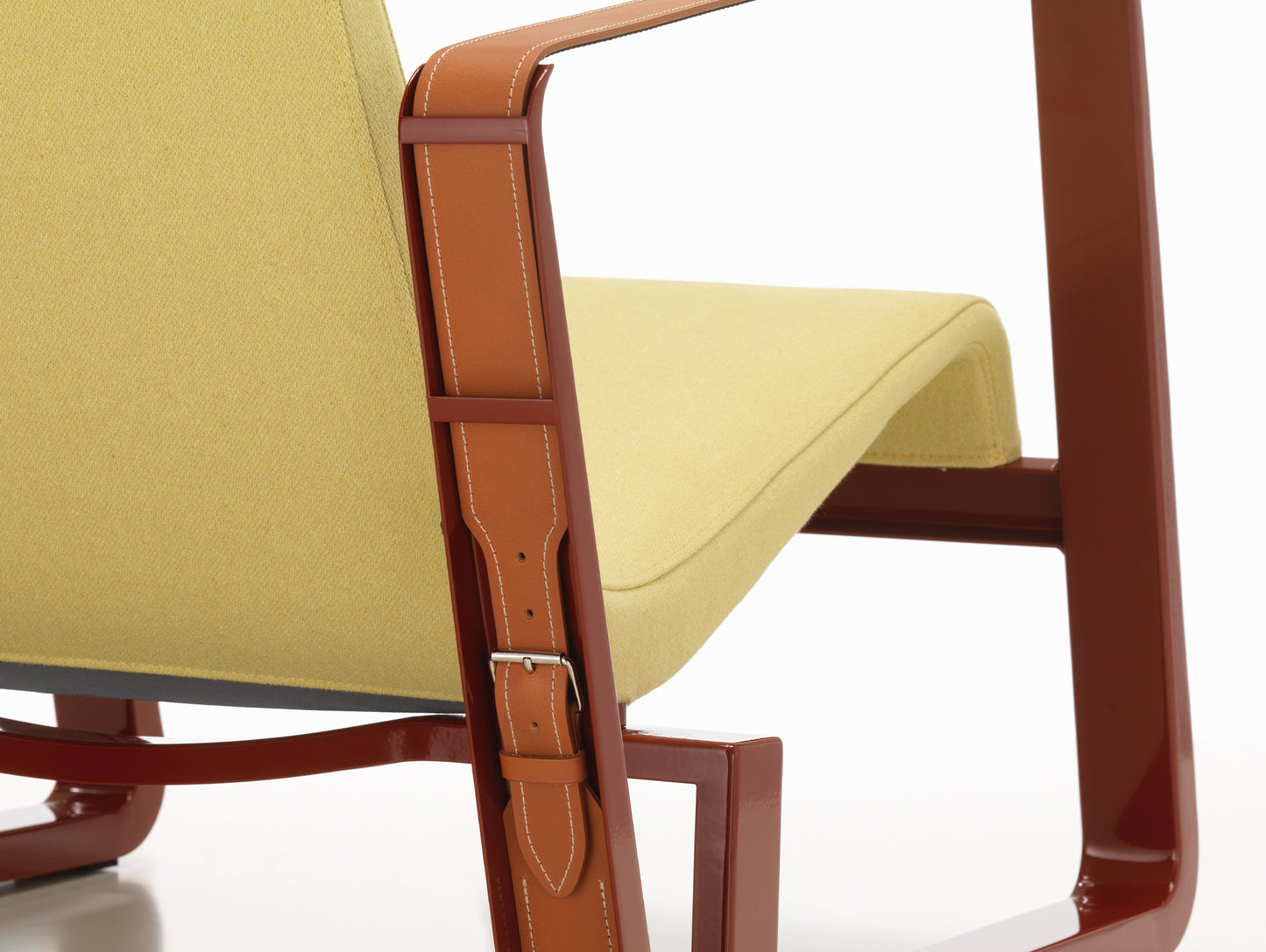 Cite Armchair by Vitra - Japanese Red / Mello 04 Canary (F40)