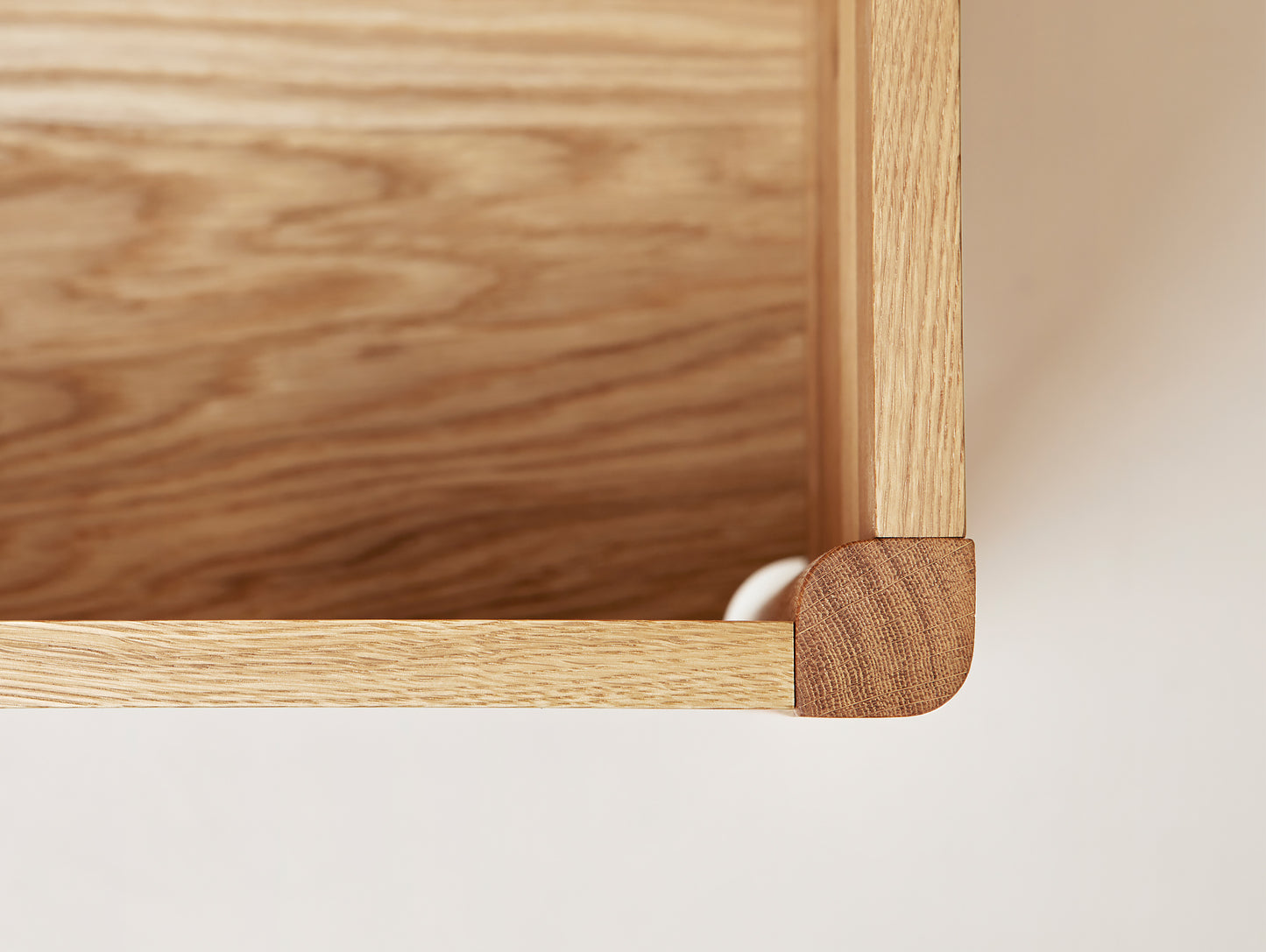 Form and Refine - A Line Storage Bench - White Oiled Oak