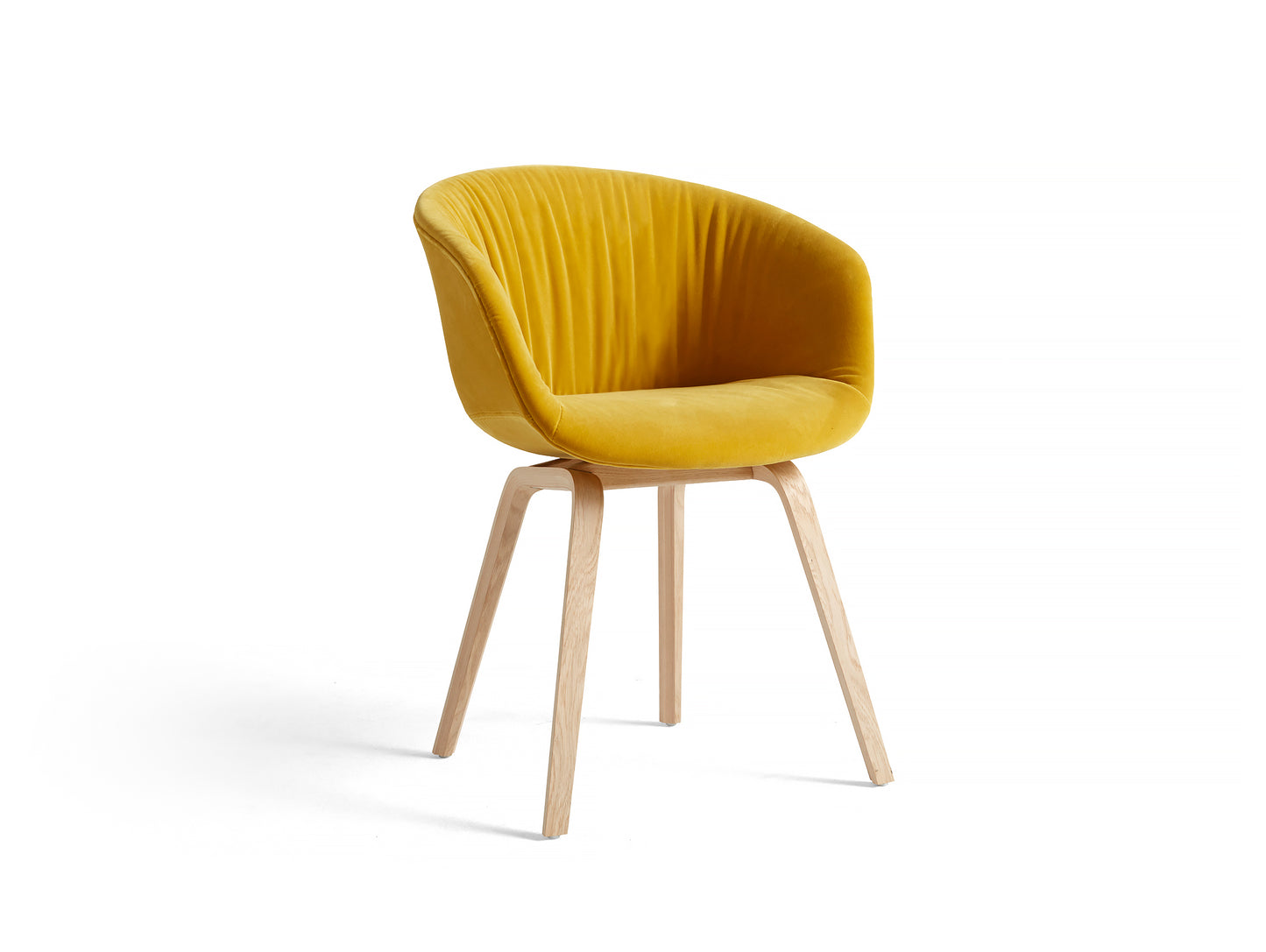 HAY AAC 23 Dining Chair - Ice Corn with Matt Lacquered Oak Base