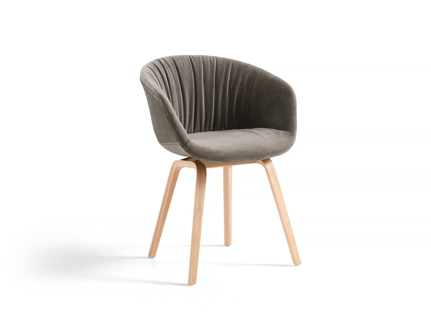 HAY AAC 23 Dining Chair - Ice Meteor with Matt Lacquered Oak Base