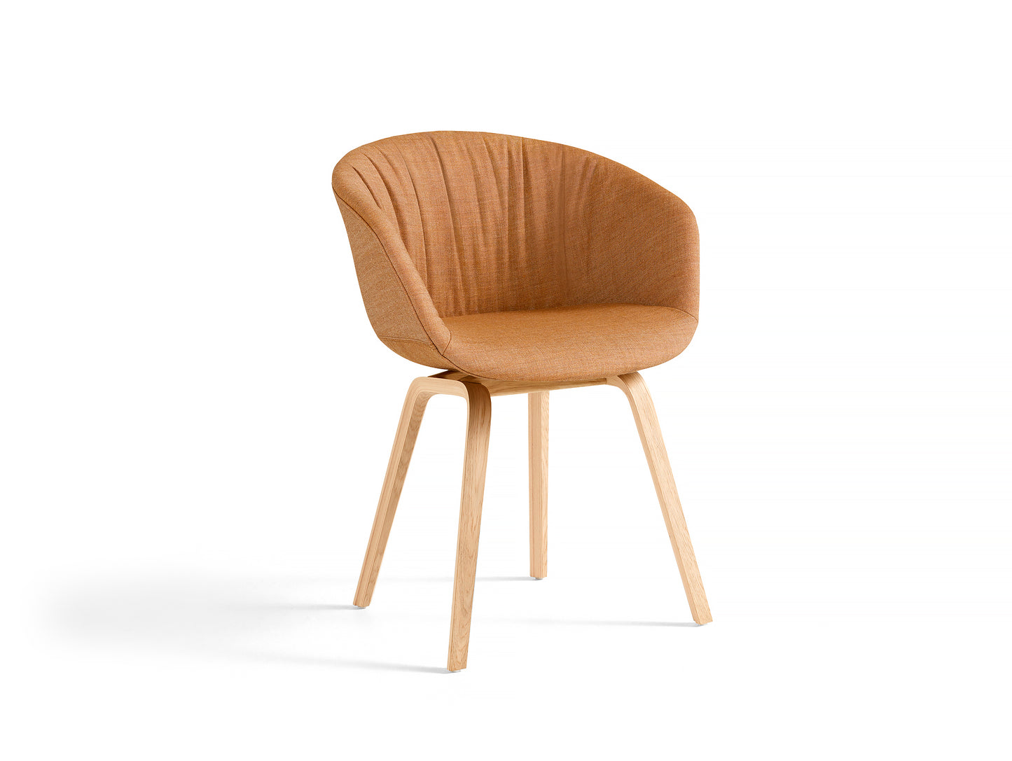 HAY AAC 23 Dining Chair - Remix 3 252 with Matt Lacquered Oak Base