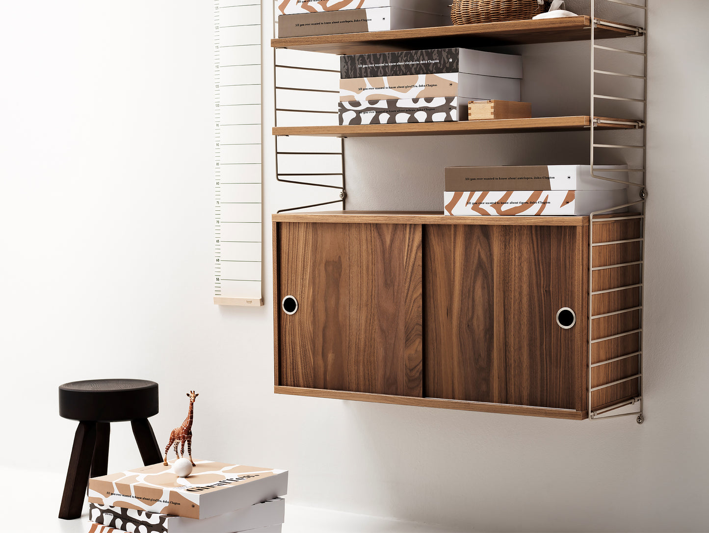 String System Shelves - Walnut