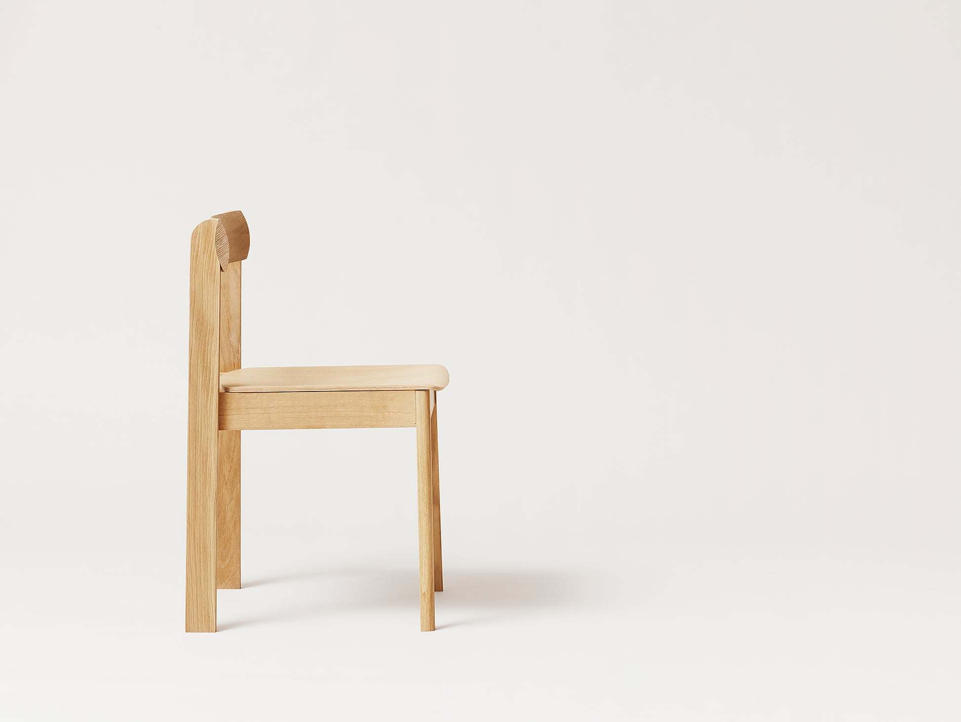 Blueprint Chair - White Oiled Oak - Form & Refine