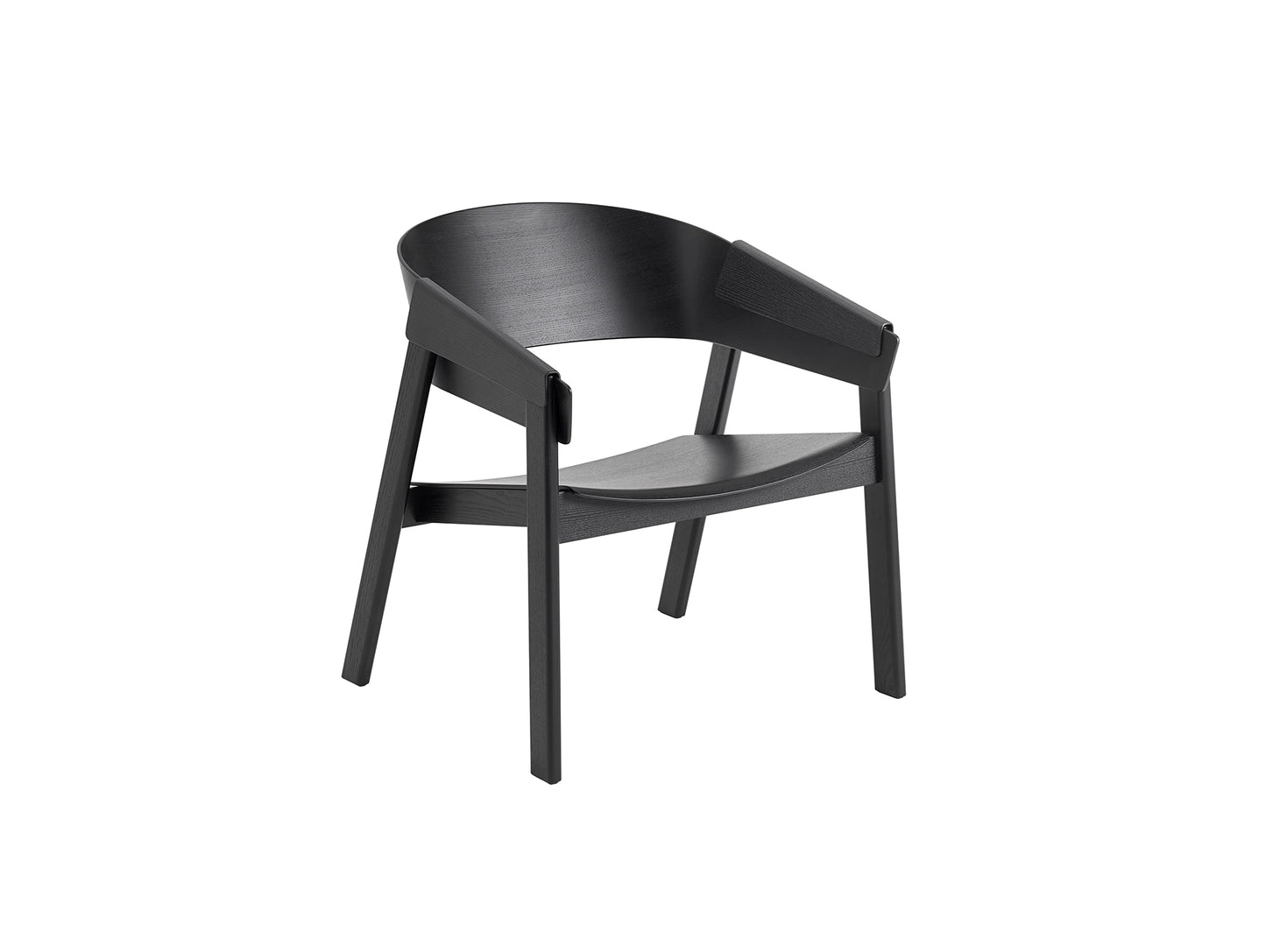 Cover Lounge Chair by Muuto - Black Oak