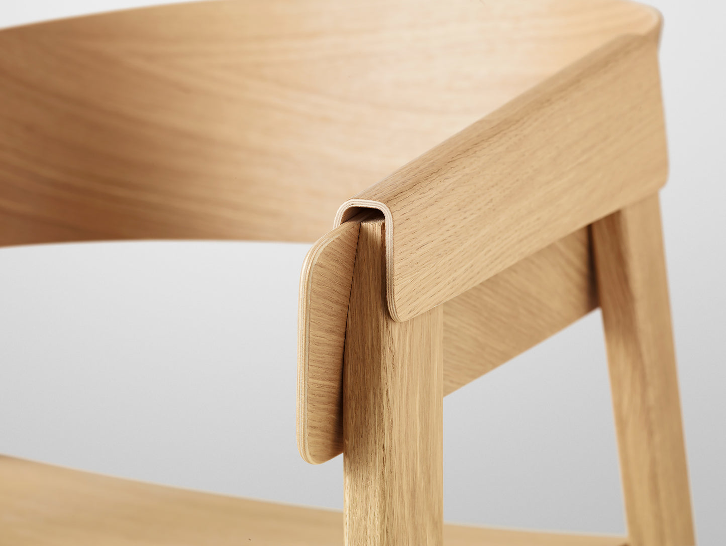 Natural Oak Cover Armchair by Muuto