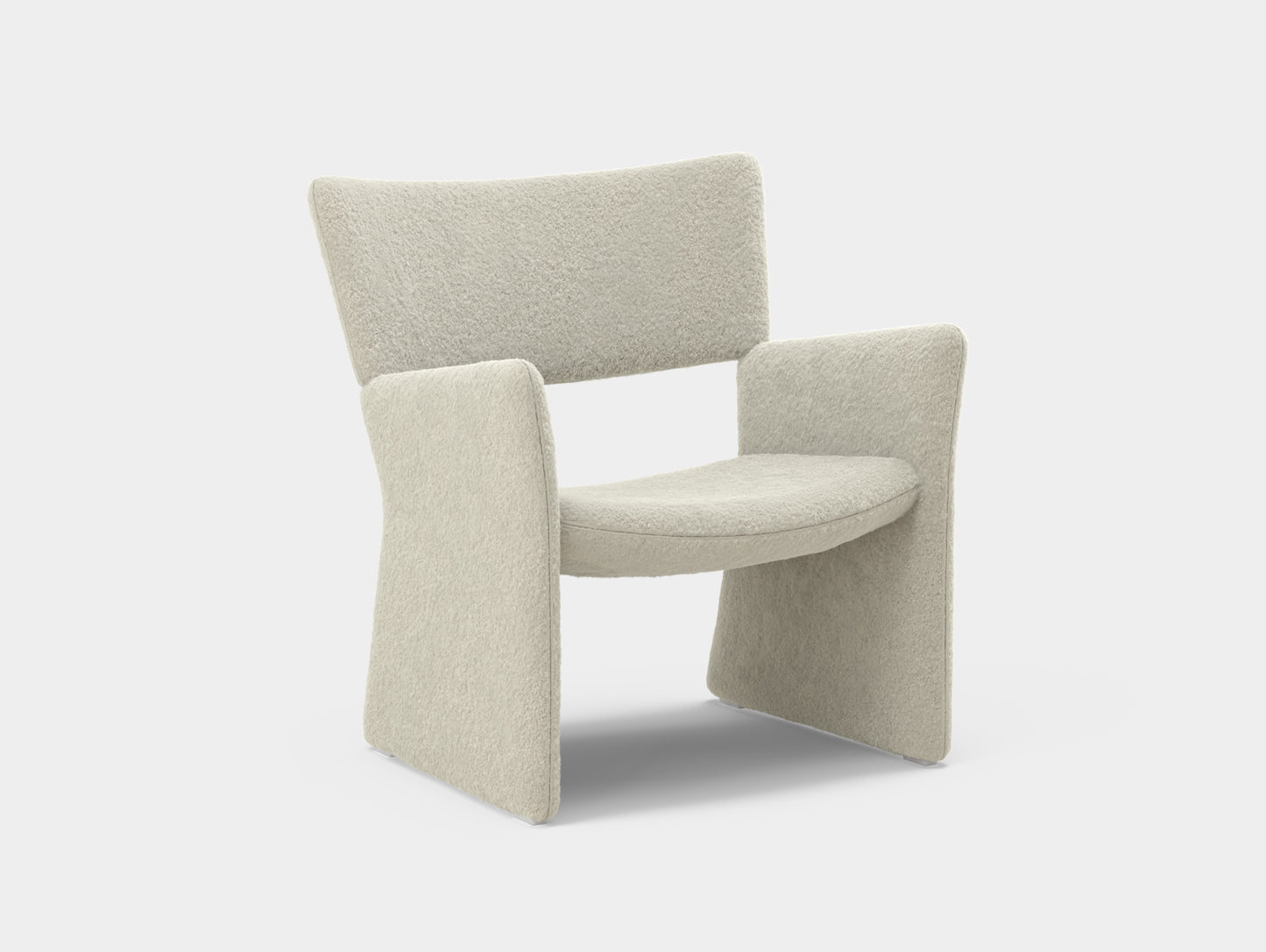Crown Easy Chair by Massproductions - Kvadrat Silas 114