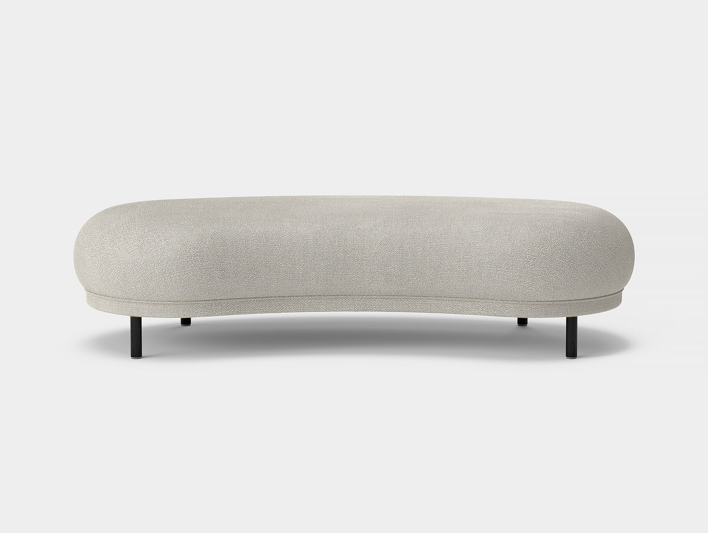 Dandy Ottoman by Massproductions - Safire 007 / Black Oak Base