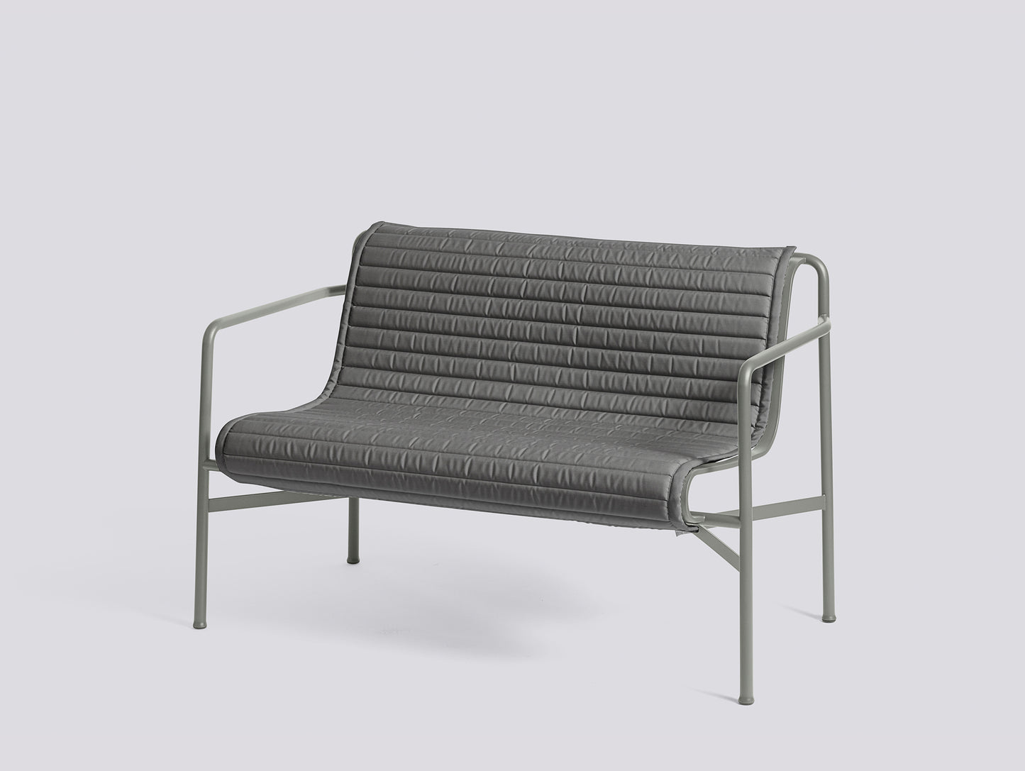Palissade Quilted Cushions by HAY - Dining Bench, Anthracite