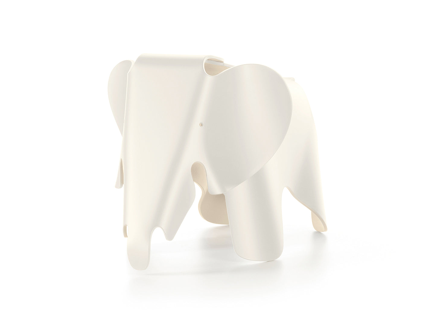 White Eames Elephant by Vitra