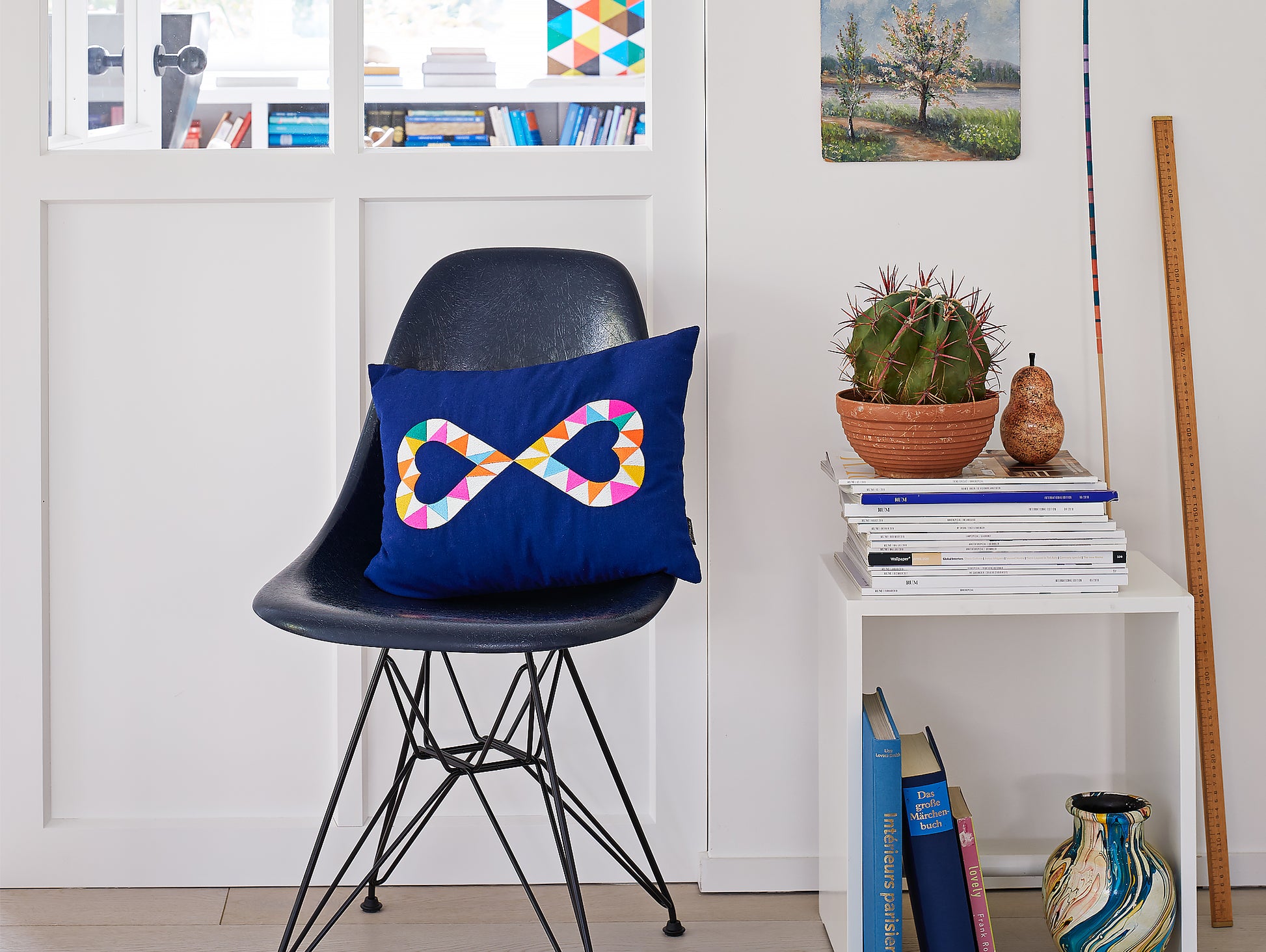 Eames Fiberglass Side Chairs by Vitra